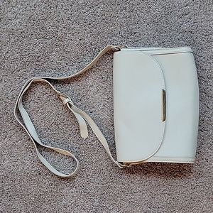 Forever21 crossbody bag cream color.